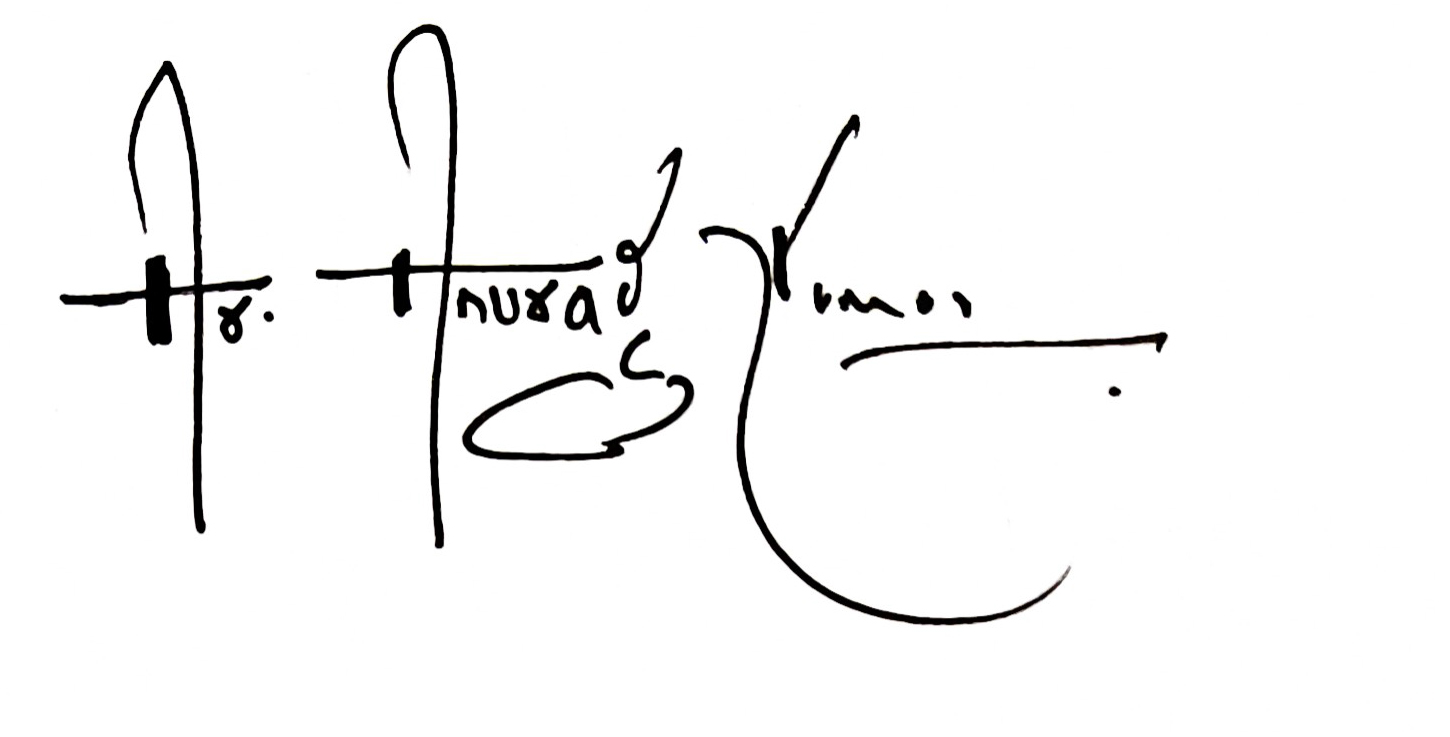 Anurag Kumar Signature